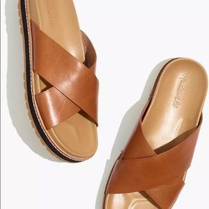 Madewell crisscross (dayna) lugsole slide